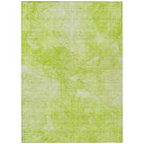 5' X 8' Artichoke Green And Lime Green Nautical Washable Indoor Outdoor Area Rug