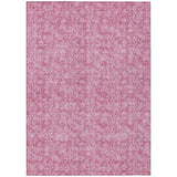 3' X 5' Blush And Ivory Floral Washable Indoor Outdoor Area Rug