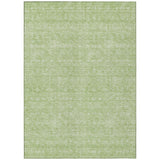 5' X 8' Artichoke Green Mint Green And Ivory Floral Washable Indoor Outdoor Area Rug
