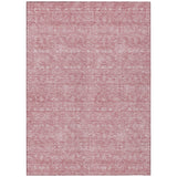3' X 5' Blush Pink And Ivory Floral Washable Indoor Outdoor Area Rug