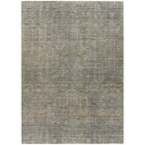 5' X 8' Taupe Gray And Beige Southwestern Washable Indoor Outdoor Area Rug