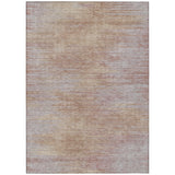 5' X 8' Merlot And Beige Abstract Washable Indoor Outdoor Area Rug