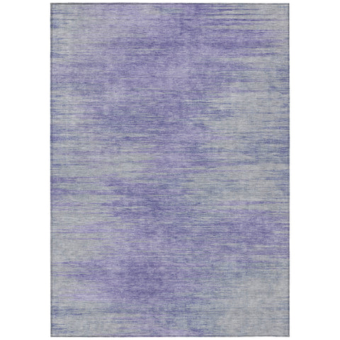 3' X 5' Plum And Purple Abstract Washable Indoor Outdoor Area Rug