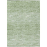 3' X 5' Artichoke Green And Green Abstract Washable Indoor Outdoor Area Rug