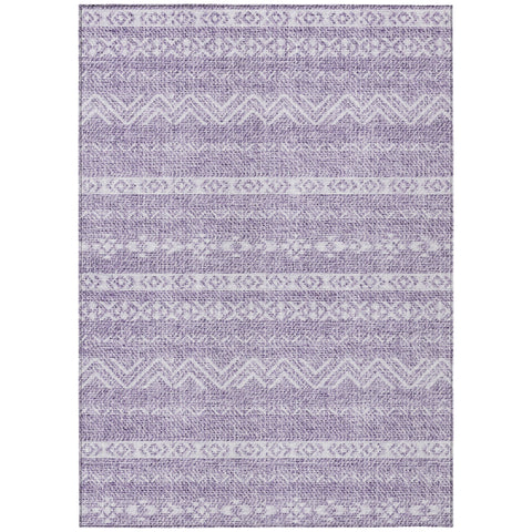 3' X 5' Purple And Lavender Southwestern Washable Indoor Outdoor Area Rug