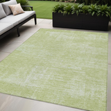 5' X 8' Sage Artichoke Green And Mint Green Abstract Washable Indoor Outdoor Area Rug