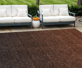 8' X 10' Orange And Charcoal Abstract Washable Indoor Outdoor Area Rug