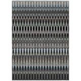 8' X 10' Black Gray And Blue Southwestern Washable Indoor Outdoor Area Rug