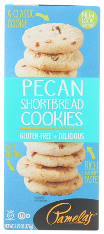 Pamelas Pecan Shortbread Wheat Free/Gluten Free