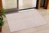 3' X 5' Pink And Gray Geometric Washable Indoor Outdoor Area Rug