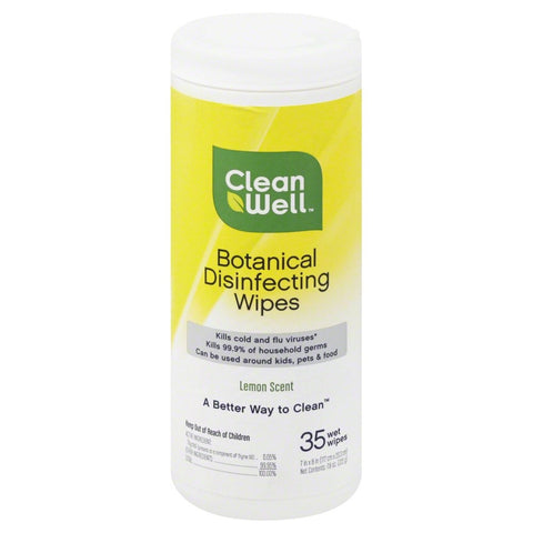 Cleanwell Dsnfctng Wipes (9x35 CT)