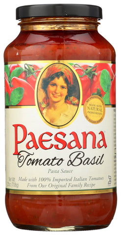 PAESANA TOM BASIL SAUCE ( 6 X 25 OZ   )