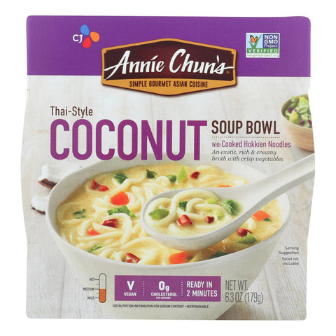 ANNIE THAI CNUT SOUP BWL ( 6 X 6.3 OZ   )