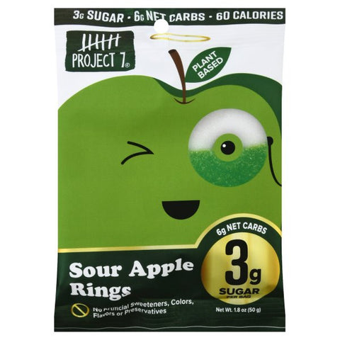 PROJ7 SOUR APPLE RINGS ( 8 X 1.8 OZ   )