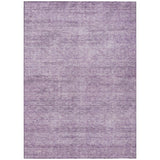 3' X 5' Lavender And Purple Abstract Washable Indoor Outdoor Area Rug