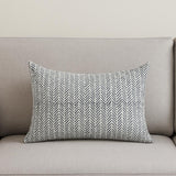 14" Cream Botanical Linen Throw Pillow Cover