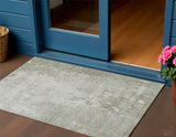3' X 5' Linen Abstract Washable Indoor Outdoor Area Rug