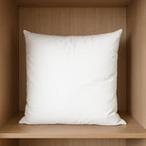 20" White Cotton Throw Pillow Insert