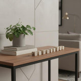 2" Beige Paper Cube Tabletop Sculpture