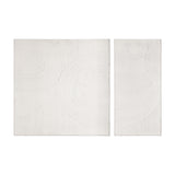 Set Of Two Pretty Mess White Framed Wall Art