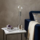 18" Silver Candlestick Lamp Base