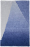 30" X 48" Brown Light Blue And Green Floral Welcome Outdoor Coir Door Mat