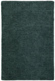 8' X 10' Olive Green And Dark Green Striped Washable Indoor Outdoor Area Rug