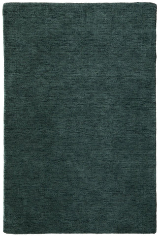 8' X 10' Olive Green And Dark Green Striped Washable Indoor Outdoor Area Rug