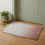 2' X 3' Pink And Ivory Ombre Hand Tufted Area Rug