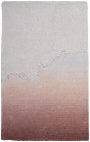 8' X 10' Beige Taupe And Brown Floral Washable Indoor Outdoor Area Rug