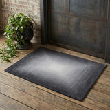 2' X 3' Black White And Gray Abstract Hand Tufted Area Rug