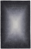 8' X 10' Navy Blue And Sky Blue Geometric Washable Indoor Outdoor Area Rug