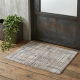 2' X 3' Brown Tan And Ivory Abstract Distressed Area Rug