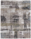 8' X 10' Coral And Beige Ogee Washable Indoor Outdoor Area Rug