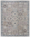 8' X 10' Green Abstract Washable Non Skid Indoor Outdoor Area Rug