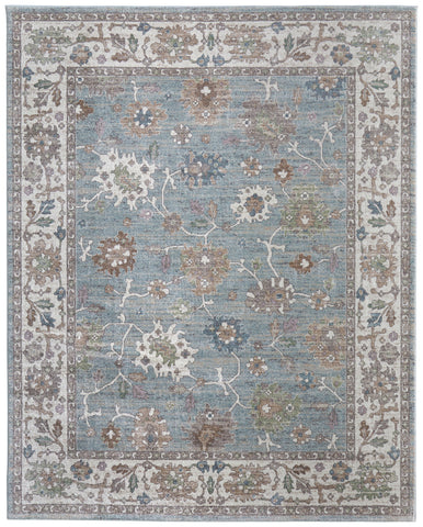 3' X 5' Taupe and Gray Abstract Power Loom Area Rug With Fringe