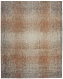 8' X 10' Sage And Ivory Geometric Washable Indoor Outdoor Area Rug