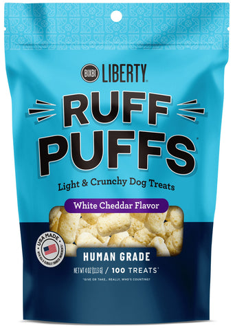 BIXBI RUFFPUFF WHT CHED ( 8 X 4 OZ   )