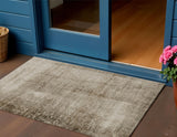 3' X 5' Beige And Brown Abstract Washable Indoor Outdoor Area Rug