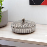 3" Silver Aluminum Decorative Keepsake Box
