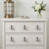 Set of Six Silver Nautical Anchor Knob Metal Drawer Pull Knobs
