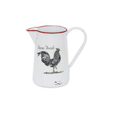3' X 5' Purple Lilac And Green Village Houses Washable Indoor Outdoor Area Rug