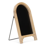 16" Natural Wood Tabletop Easel Chalk Board