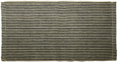 8' Grey Hand Tufted Geometric Indoor Runner Rug