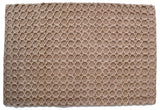8' X 10' Gray And Ivory Geometric Washable Indoor Outdoor Area Rug