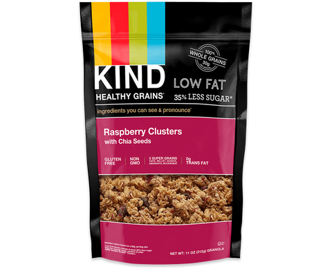 Kind Healthy Grains Raspberry Clusters with Chia Seeds (6x11 OZ)
