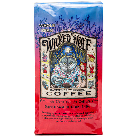 Raven's Brew Coffee Wckd WoLeaf Blend Bn (6x12OZ )