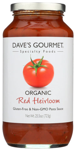 Dave's Gourmet Pasta Sauce Red Heirloom (6x25.5 Oz)