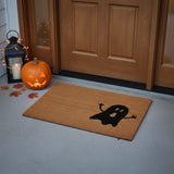 24" X 36" Natural And Brown Halloween Halloween Outdoor Coir Door Mat