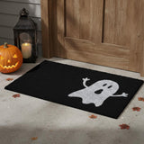 24" X 36" Black And White Halloween Halloween Outdoor Coir Door Mat
